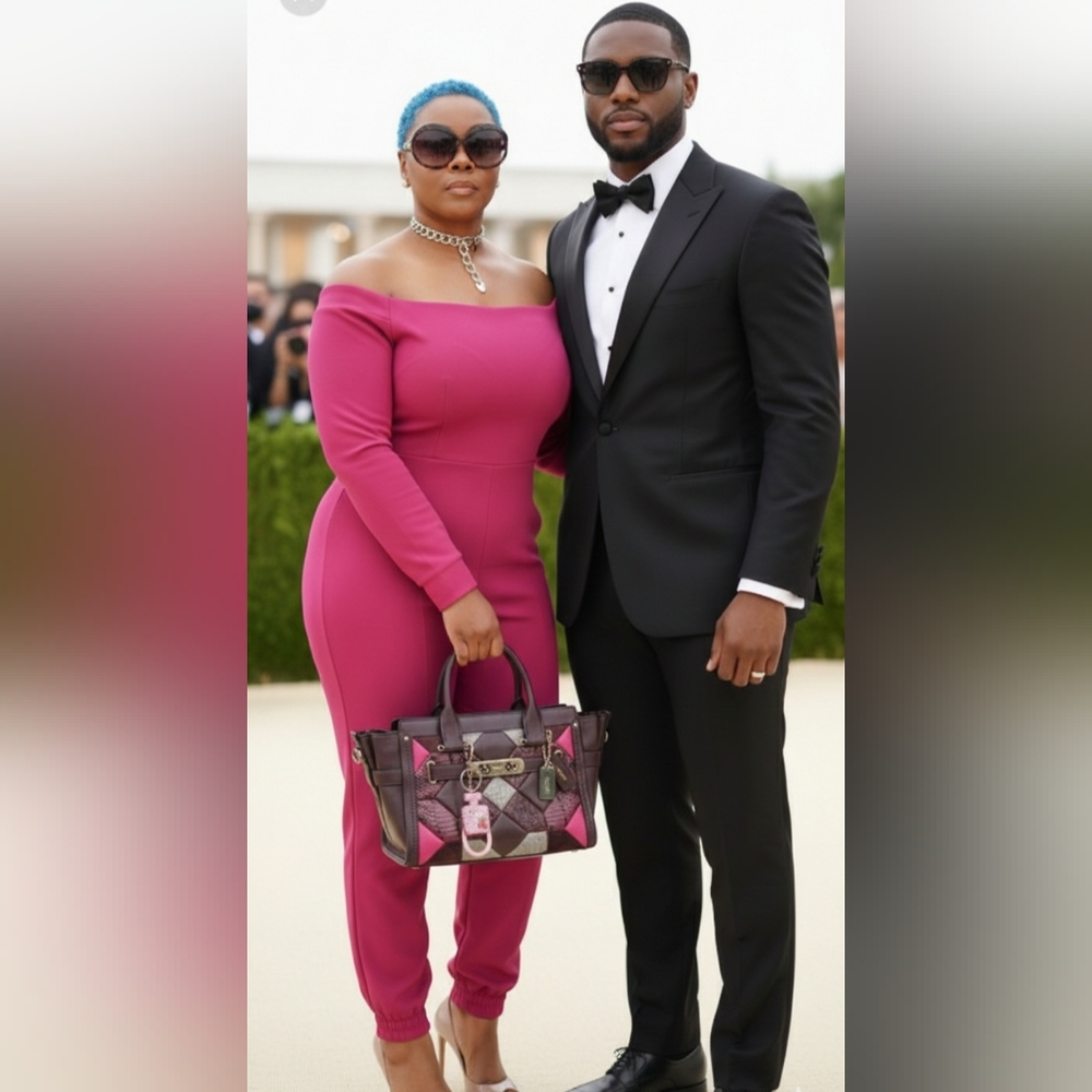 Coach Swagger Leather Patchwork Tote Handbag With… - image 1